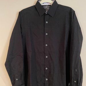 Robert Graham Black Button Down